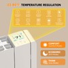 Electric Wall Heater for Indoor Use LED Display 800W Adjusting