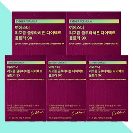 에스더포뮬러 여에스더 리포좀 글루타치온 울트라9X 30매X5개
