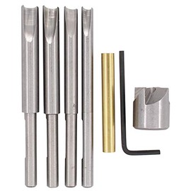 ApplianPar Pen Mill Barrel Trimmer and 3/4 Inch Cutting Head 7mm 8mm 3/8 Inch 10mm Pilot Cut Shafts with Adaptor Sleeve and Hex Wrench Key Set of 7