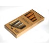 Narex Premium Bevel Edge Chisel Set with Stained Hornbeam Wood
