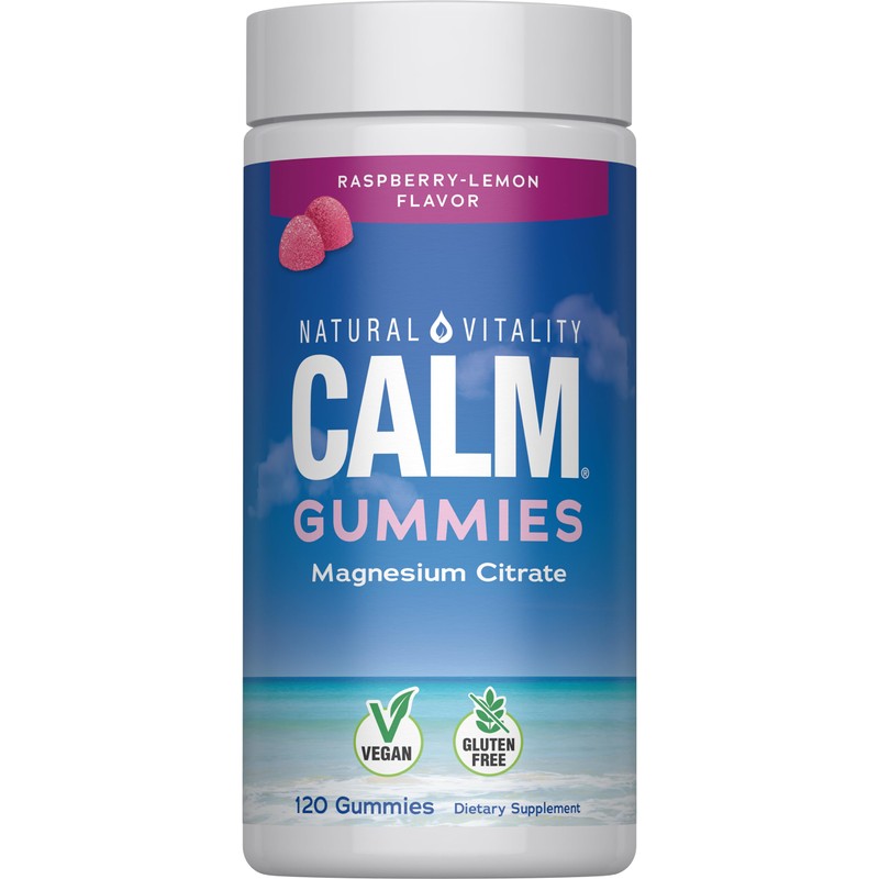 Natural Vitality Calm Gummies The Anti-Stress Gummies, A Relaxing Magnesium