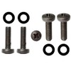 Black M8 x 12mm TV Wall Mount Bracket Screws for
