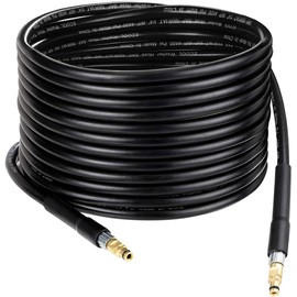 10M/32Ft High Pressure Replacement Hose Extension Pressure Washer Hose for Karcher Drain Cleaning kit Hose with M22 & C-Clip Type Fitting Quick Connector Hose for Karcher K2 K3 K4 K5 K6 K11