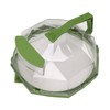 Microwave Splash Heating Cover PC Food Splatter Guard with Extension