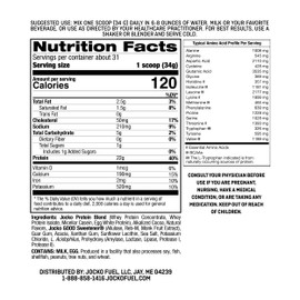 Jocko Fuel Mölk Whey Protein Powder 22g Protein - Low Sugar Monk Fruit Blend - Muscle Recovery & Growth, Packaging May Vary (31 Servings, Chocolate Milkshake)