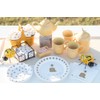 Boston International Ceramic Sugar Packet Holder, Honeycomb 4 x 2.75-Inches