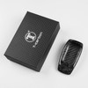 T-carbon Carbon Fiber Key Fob Cover Compatible with Benz,Key Fob