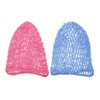 Healeved 4pcs Crocheted Hair Net Cap for Women Sleep Cap