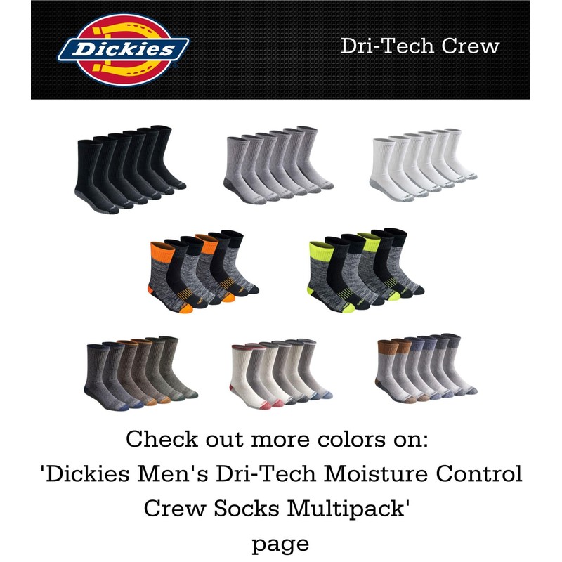 Dickies Dri-Tech Essential Calcetines para hombre, disponibles en M-XXL (6,
