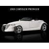 2001 Chrysler Prowler in White Metal Sign: 12x16" & Free Shipping