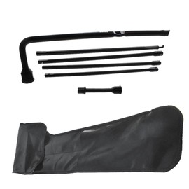 ANTUKO Car Spare Tire Tool Kit Tire Wrench Lug Extension Segments Jack Hook Convenient Storage Tool Replacement for 2007-2015 Ram 2500 3500