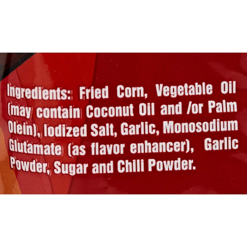 Boy Bawang Cornick Hot Garlic Flavored Fried Corn, 100g/3.5 oz.