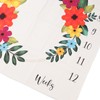 Baby Monthly Milestone Blanket Innovative Decorative Garland Pattern Newborn Photography