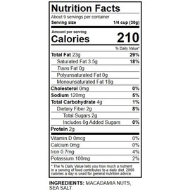 Wellsley Farms Salted & Dry Roasted Macadamia Nuts (1 Bag), Lightly Seasoned with Sea Salt, 10 oz Resealable Bag – Kosher, Keto-Friendly.