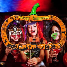 Halloween Photo Booth Props Inflatable Pumpkin Halloween Photo Booth Frame