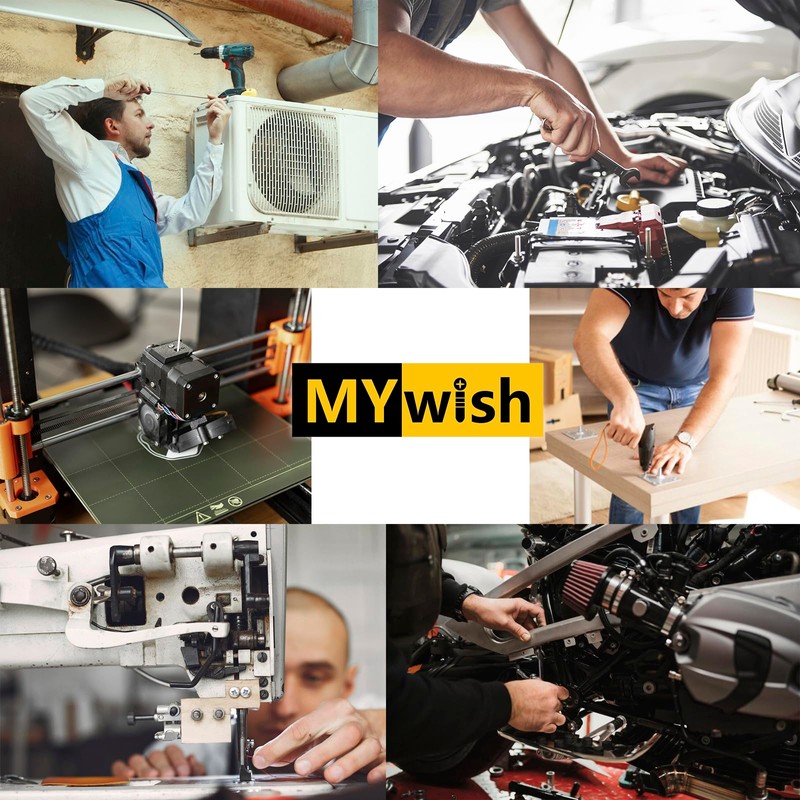 Mywish 2200pc M2-M5 Metric Screw Assortment Kit, Stainless Steel Hex