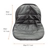 Riding Mower Seat | Black Oxford Cloth Lawnmower Seat,Oxford Cloth