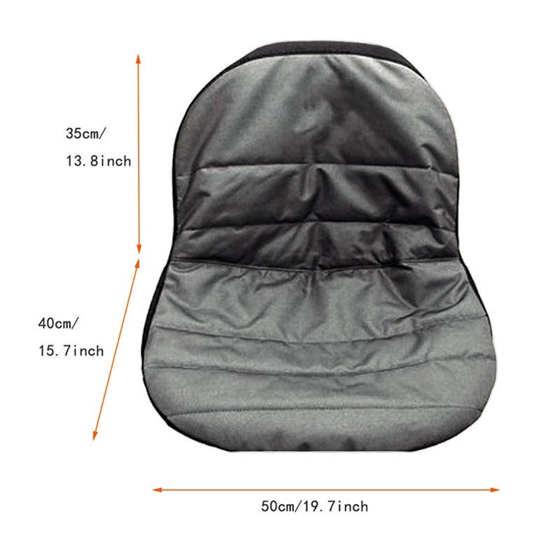 Riding Mower Seat | Black Oxford Cloth Lawnmower Seat,Oxford Cloth