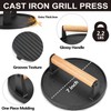 Griddle Accessories Smash Burger Kit (5Pcs), Joyfair Grill Spatula with