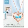 March Birthday Gifts for Women 18k Rose Gold Plated Always