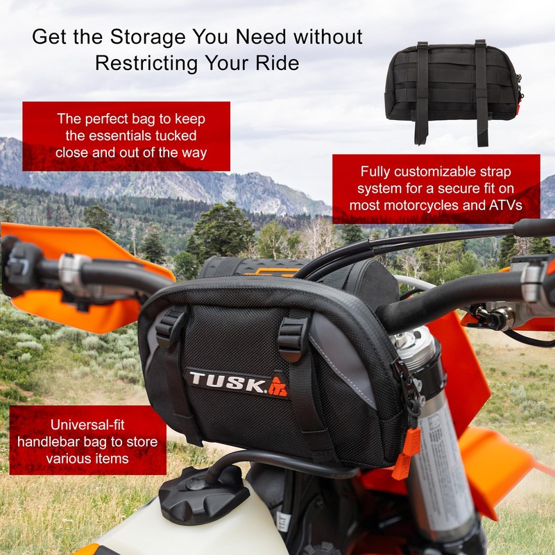 TUSK Handlebar Bag Black