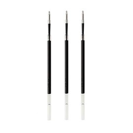 Nitoms STALOGY S5211-2P Ballpoint Pen Refill, Gel Ink, 0.02 inches (0.5 mm), Black, Set of 3