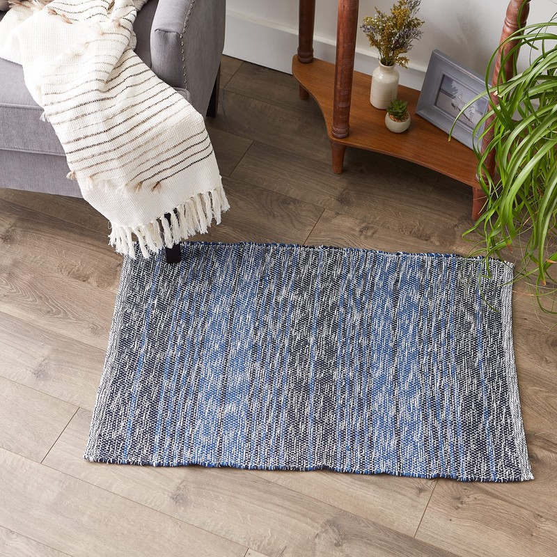 DII Woven Rag Rug Collection - Hilo Reciclado a Rayas
