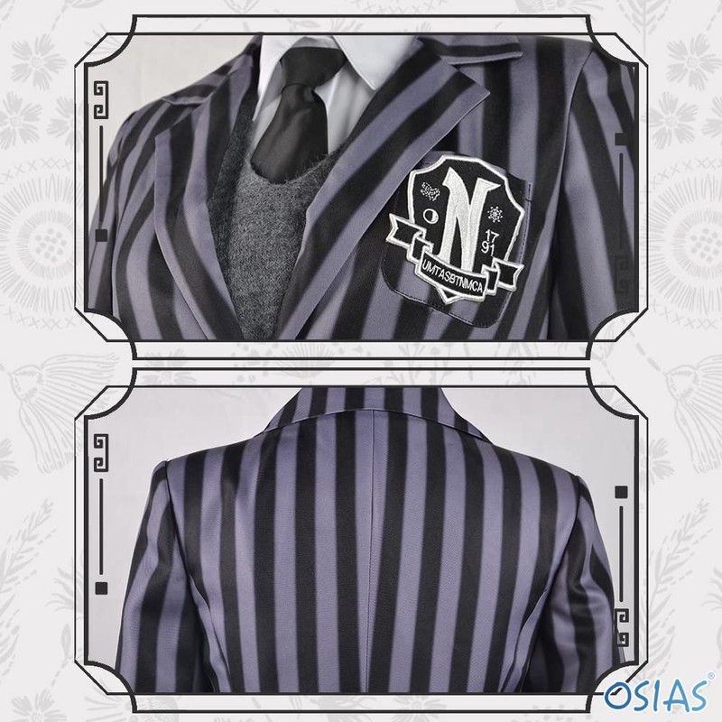 OSIAS Nevermore Academy Uniform Cosplay Costume (XL)
