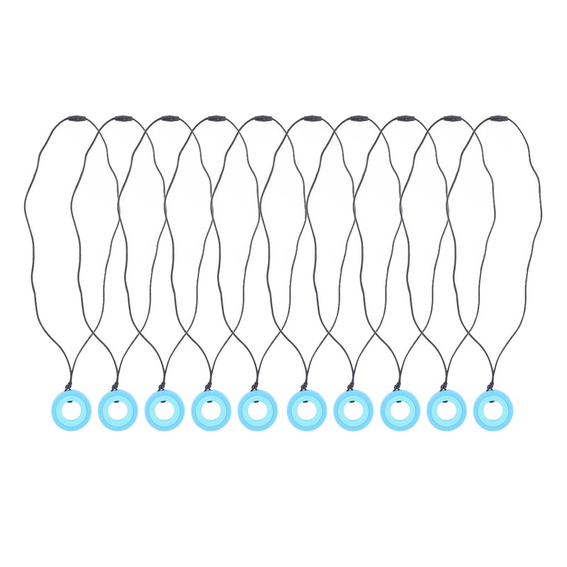 10PCS Chew Sensory Necklace Safe Soft Silicone Teeth Grinding Kids