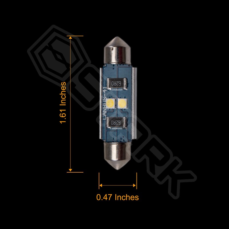 2x 2W Kit 120 lm - LED Bulbs - Crown