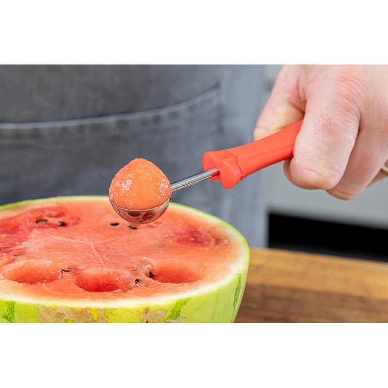 KitchenCraft Melon Baller Fruit Scoop, Soft Grip Easy to Clean