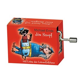 Fridolin Spieluhr/Music Box Jim Knopf - das Lummerlandlied, rot