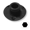 cyclingcolors 20x Screw Cover Cap M6 Black Plastic Hexagon Allen