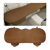 KVAEY Linen Back Car Seat Cover, Anti-Slip Long Bottom Rear
