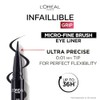 L'Oreal Paris, Delineador De Ojos, Infallible Micro Fine Brush Liner,