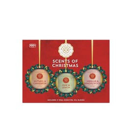 Holiday Essential Oil Set | Seasonal Essential Oils & Blends | Aromatherapy for Winter & Christmas | Perfect for Diffusers, Relaxation, and Holiday Gifts (3 Pack, Scents of Christmas)
