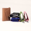 COGURE CONMKC Smart Key Case, Genuine Leather, European Embossed Leather,