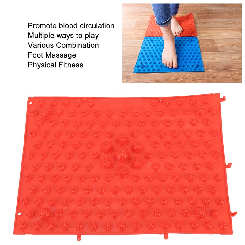 5Pcs Foot Massage Mat TPE Acupressure Walking Toe Plate Massage