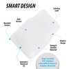 ZONETECH All Weather Full Rubber Clear Car Interior Floor Mats