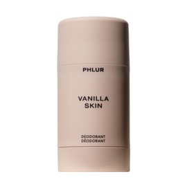 PHLUR Vanilla Skin Natural Deodorant - 48 Hour Odor Protection Natural Baking Soda Free & Aluminum Free, Salicylic Acid, Arrowroot Powder, Algae & Tamanu Oil - No Residue or Irritation