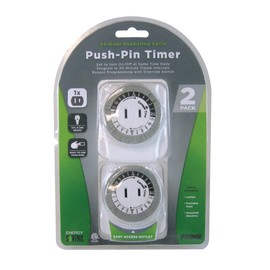 Prime Wire & Cable TNI24111X2 2 PK 1-Outlet Wall Tap with EZ Access Plug