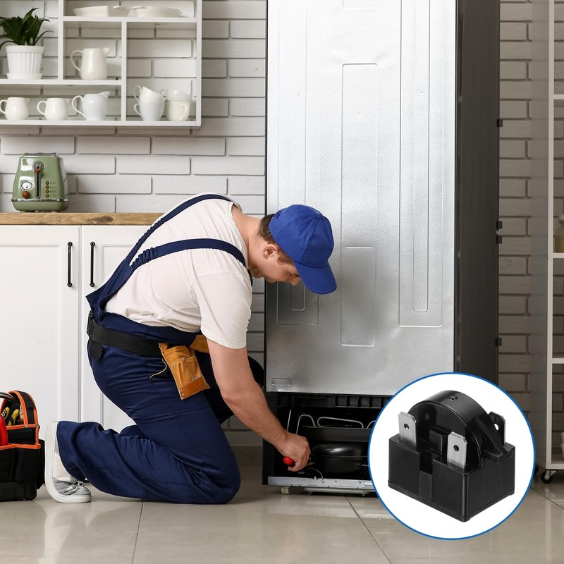 MECCANIXITY 3pcs PTC Refrigerator Starter Relay, 15 Ohm 3 Pin