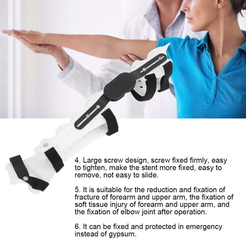 Adjustable Fixed Elbow Brace Corrective Orthosis Arm Fracture Protector Post