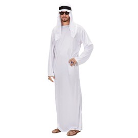 Ladies Arab Sheik Costume Small UK 8-10 for Middle East Indian Arab Fancy Dress