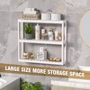 Domax Bathroom Shelves Over Toilet Storage - 3 Tier Wall