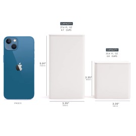 Tianhui Colorful Square Tin Can Empty Cube Steel Box Storage Container for Treats, Gifts, Favors, Loose Tea, Coffee and Crafts, Mini Portable Small Storage Kit (Red, 1-Small 1-Large)