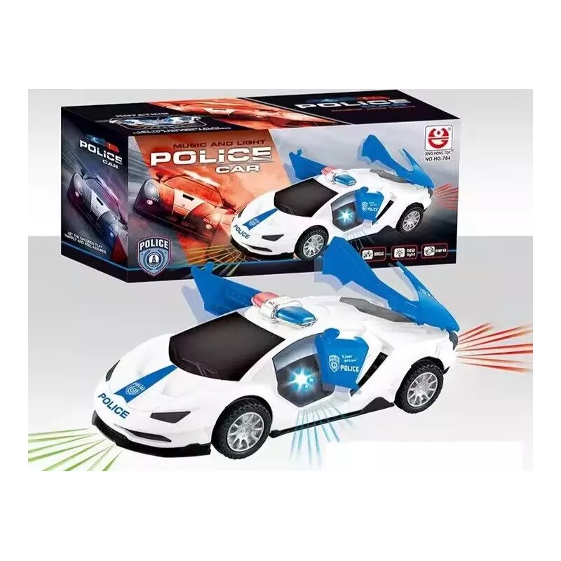 UNOMI Police Toy Car with Lights & Sounds – Automatic