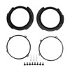 7 Round Headlight Mounting Bracket Ring Set for JK 2007-2017