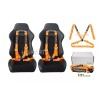 TANAKA X 2 TANAKA UNIVERSAL ORANGE 4 POINT CAMLOCK RACING