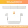 Downspout Gutter Downspout Strap Leader Strap 3x4 White Set of